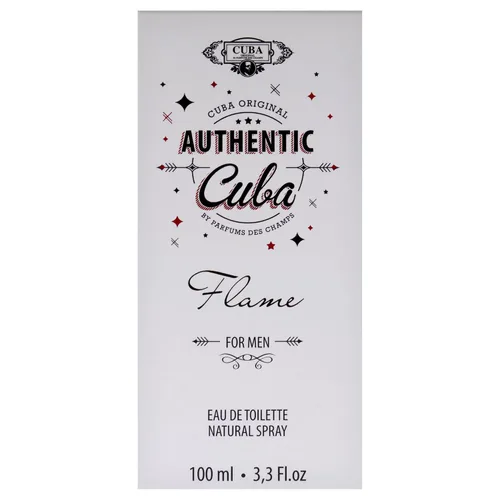 Miniatura 5 de Cuba Authentic Flame by Cuba para hombre - 3.3 oz EDT Spray