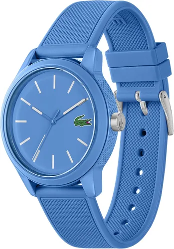 Miniatura 2 de Lacoste. 12.12 Reloj de cuarzo de plástico y silicona para hombre, color azul (modelo 2011193), Azul