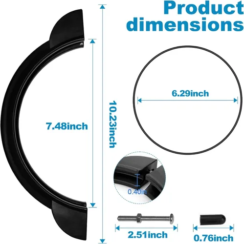 Miniatura 2 de Ameri Abrazadera de filtro de arena 11380 de repuesto para bomba de filtro de arena Intex compatible con bomba de filtro de arena transparente Intex