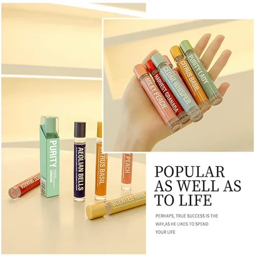 Miniatura 7 de Grospe Fresh Flower Fruit Fragrances, 4 unidades de perfumes de aceite de perfume roll-on para mujeres y hombres por Fresh Flower Fruit Fragrances