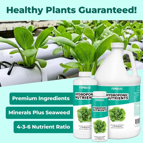 Miniatura 2 de Nutrientes Hidropónicos para Plantas Comestibles, Alimento Líquido Completo de Una Parte para Sistemas Hidropónicos, 8 oz (250mL)