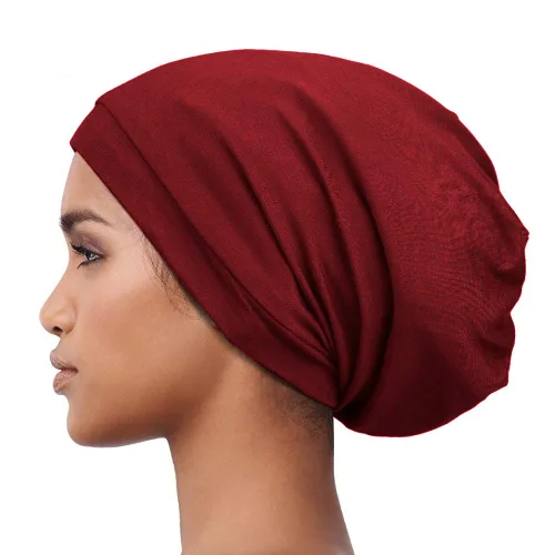 Miniatura 145 de Alnorm - Gorro con forro de satén y suave banda elástica para hombres y mujeres, talla única Se ajusta a la mayoría