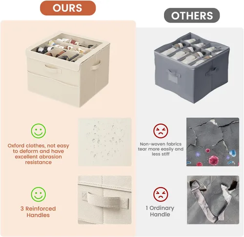 Miniatura 7 de PHINOX Organizador de zapatos para armario, se adapta a 16-32 pares, caja de almacenamiento de zapatos