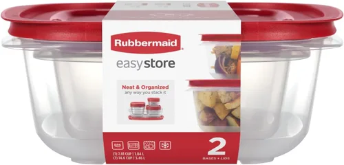 Miniatura 13 de Rubbermaid Contenedores de almacenamiento de alimentos de 42 piezas con tapas