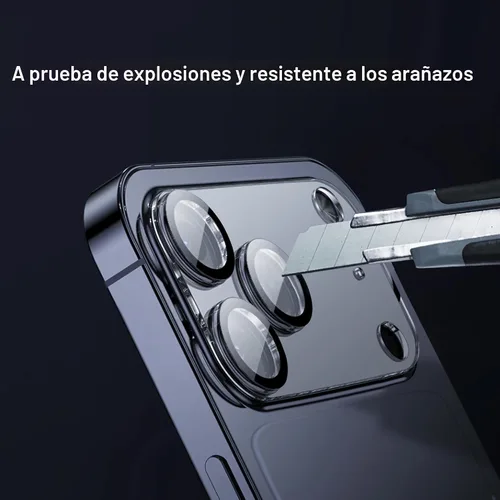 Miniatura 6 de Ailun Paquete de 3 protectores de lente de cámara para iPhone 17 Pro Max, vidrio templado, dureza 9H, Ultra HD, antiarañazos, compatible con fundas