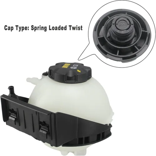 Miniatura 6 de Depósito de refrigerante del motor con sensor y tapa - Compatible con BMW 2012-2019 120i, 220i, 228i, 320i, 328i, 420i, 428i, 520i L4 2.0L