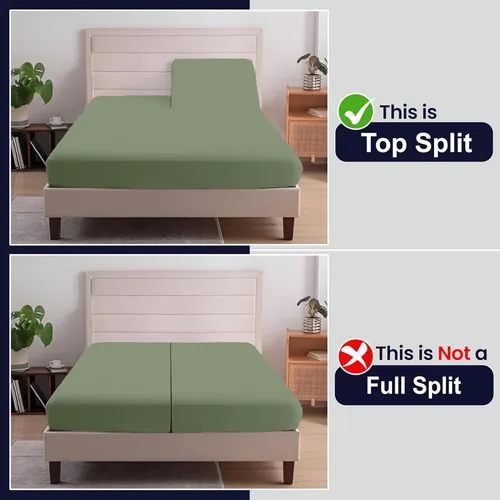 Miniatura 3 de SGI bedding Juego de sábanas Cal King de 34 pulgadas, 100% algodón egipcio, sábanas ajustables de 600 hilos, juego de sábanas de 4 piezas con 04