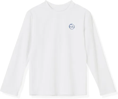 Miniatura 2 de Willit Camiseta de natación de manga larga para niños con protección solar UPF 50+, protección solar SPF de secado rápido