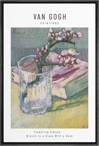 Miniatura 45 de SIGNWIN Lienzo enmarcado para pared, diseño de Vincent Van Gogh, un par de amantes, naturaleza, ilustraciones de área silvestre, bellas artes