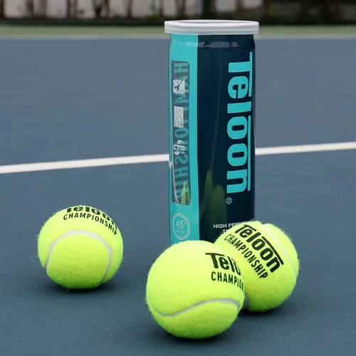 Miniatura 9 de Teloon Pelotas de Tenis para Campeonato - Extra Resistente - Pelotas de Tenis Presurizadas de Fieltro de Resistencia Regular