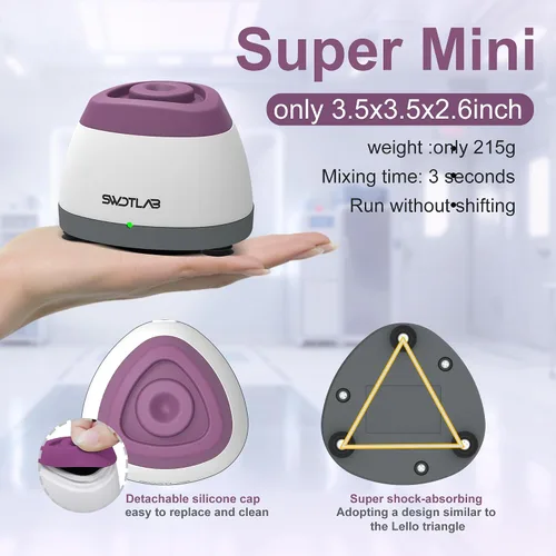 Miniatura 4 de Vortex - Mezclador de esmalte de uñas, agitador de pegamento, mezclador de pintura y mezclador de pintura para esmalte de gel, pinturas acrílicas