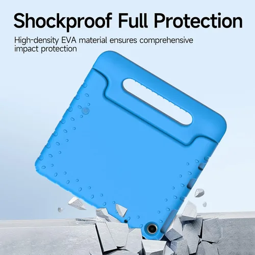 Miniatura 6 de Funda para tablet Onn 2022 Gen 3 de 10.1 pulgadas (modelo: 100071485), funda protectora duradera para niños, ligera, a prueba de golpes, funda