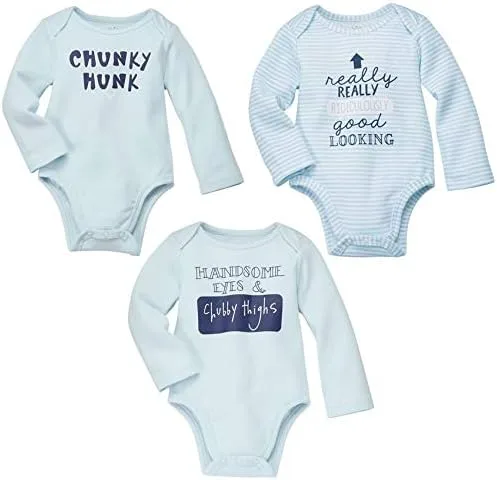 Miniatura 2 de Mud Pie Baby Boys Chunky Hunk - Rastreador de manga larga (0-6 meses), color azul
