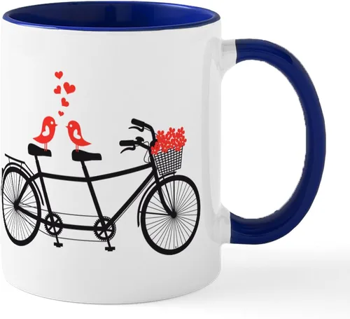 Miniatura 8 de CafePress Bicycle Bike Riding 11 Oz Ceramic Mug 11 oz (325 ml) Ceramic Coffee Mug