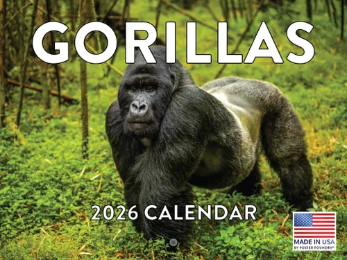 Miniatura 11 de Calendario alpaca 2026, calendario mensual de pared de 12 meses Hecho en Estados Unidos.