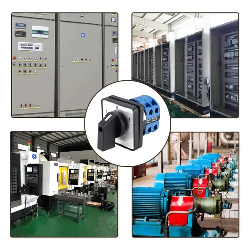 Miniatura 6 de Interruptor de cambio LW28-20 3 posiciones 8 terminales Selector de leva giratorio universal Interruptores de bloqueo 550V 20A