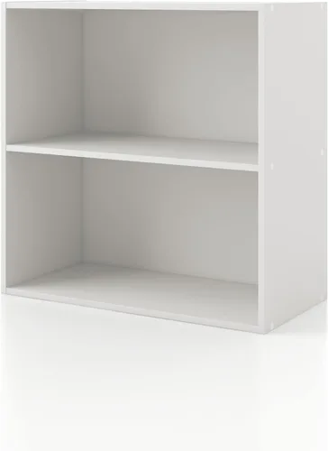 Miniatura 33 de Homes: Inside + Out Apexa - Estantería organizadora de almacenamiento de 2 cubos, estantería apilable de madera para cubos para organización