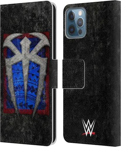 Miniatura 15 de Head Case Designs Officially Licensed WWE Distressed Logo Roman Reigns Leather Wallet Case Compatible with Apple iPhone 11