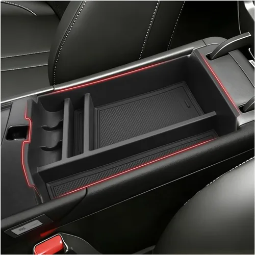 Miniatura 16 de Autorder Organizador de consola central para Hyundai Kona 2018-2021 2022 2023, caja de almacenamiento de reposabrazos, accesorio con bandeja