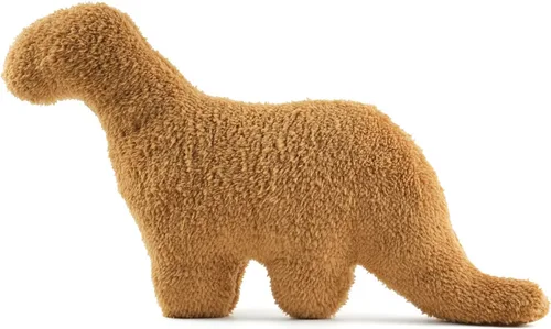 NXCHIZS Almohada de peluche de pepita de dinosaurio, divertido regalo de cumpleaños de pepita de pollo, almohada decorativa de dinosaurio para