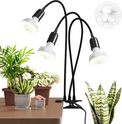 Miniatura 15 de Barrina Orbgrow OG11A2 - Luces de cultivo con clip para plantas de interior, atenuación y sincronización continuas integradas, 4000 K 22 W