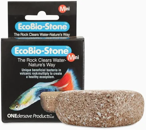 Miniatura 12 de EcoBio-Block Roca volcánica natural para claridad y equilibrio en el agua del acuario, alternativa de bajo mantenimiento a los aditivos semanales