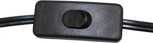 Miniatura 8 de Cable de repuesto para lámpara de sal de 6 pies con interruptor de encendido/apagado y base de candelabro E12, Negro