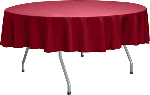Miniatura 60 de ULTIMATE TEXTILE Mantel redondo reversible Shantung Satin Majestic de 72 pulgadas, color verde salvia
