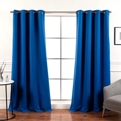 Miniatura 22 de Best Home Fashion Cortinas Opacas 2 Paneles - Tratamiento de Ventana con Aislamiento Térmico Premium Cortinas Opacas para Dormitorio - Parte Castaño