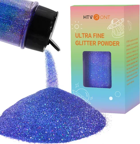 Miniatura 15 de HTVRONT Polvo de Purpurina Fina Holográfica - 200g/7oz Purpurina Turquesa para Manualidades, Purpurina Ultrafina No Tóxica para Uñas, Vasos