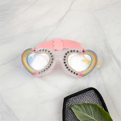 Miniatura 5 de Hemobllo Swim Goggles with Heart-shaped Frame Comfortable Anti-leak Eye Protector for Lightweight Flexible Strap and Fog Resistant Pool Glasses for