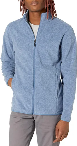 Tienda Essentials - Chaqueta de vellón con cremallera completa para hombre (disponible en tallas para personas grandes y altas)