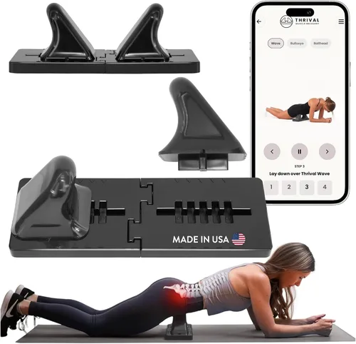 Miniatura 13 de Thrival - Herramienta de liberación muscular completamente ajustable para psoas, flexor de cadera, espalda, glúteo, iliaco y cuello para liberación