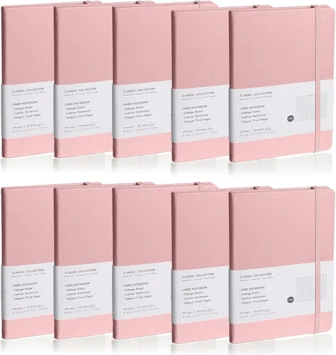 Miniatura 19 de Cuaderno rayado con tapa dura para hombres y mujeres – Cuadernos para escribir, trabajo, escuela, hogar y notas diarias, 160 páginas – Tamaño A5