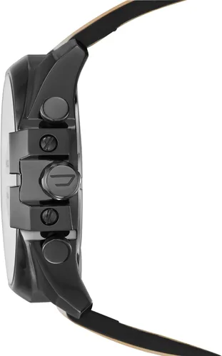 Miniatura 3 de Diesel Mega Chief DZ4280 reloj de cuero marrón metalizado para hombre