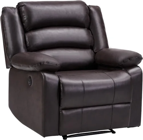 Miniatura 11 de EBELLO Silla reclinable eléctrica clásica, silla reclinable eléctrica acolchada extragrande con cojín suave y respaldo, sofá con sillón cómodo