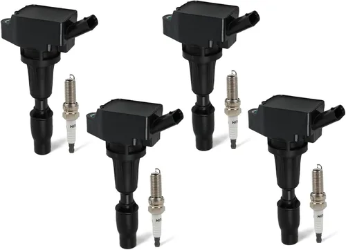 Miniatura 11 de Paquete de 8 bobinas de encendido UF535 de 8 piezas y bujías de iridio compatibles con Mercedes-Benz CLS550 E550 S550 GL450 SL550 ML550 S450 CL550
