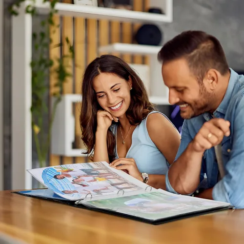 Miniatura 9 de MaxGear Paquete de 30 fundas de fotos de 8 x 10 pulgadas para carpeta de 3 anillos (60 imágenes), protectores de páginas de archivo de alta