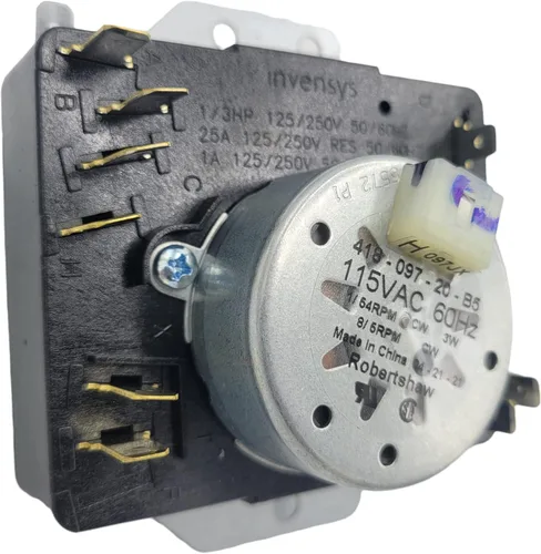 Miniatura 3 de Temporizador de secadora 115VAC 60Hz 3W Reemplazo para Whirlpool W10186032, WPW10186032, 2116926, AH3500198, EA3500198, PS3500198