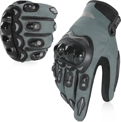 Miniatura 7 de COFIT - Guantes de motocicleta con malla transpirable, guantes de moto con protección táctil para hombres y mujeres, para BMX ATV MTB, carreras