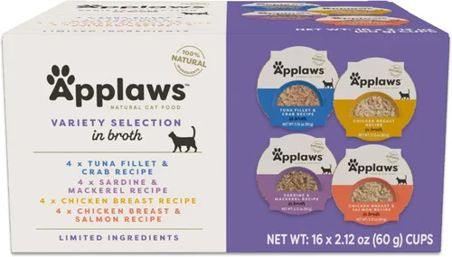 Miniatura 13 de Applaws Alimento húmedo natural para gatos en salsa, ingredientes limitados y naturales, alto contenido de proteínas sin aditivos artificiales