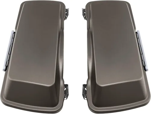 Miniatura 3 de TCT-MOTORPARTS Maletas de sillín rígidas de mezclilla de peltre con tapa y pestillo para Harley Touring FL Street Glide Road King 94-13 Heritage