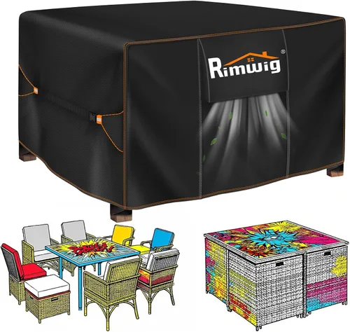 Miniatura 9 de Fundas extragrandes impermeables para juego de muebles de patio, liquidación de fundas para muebles de exterior, fundas para juego de sofá