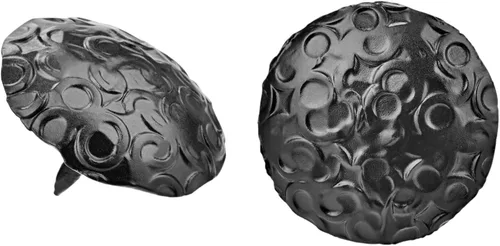 Miniatura 2 de Paquete de 50 clavos decorativos Iron Clavos de 1 pulgada, oxidado, acento decorativo para mejoras del hogar, persianas de granja, puerta de Rusted
