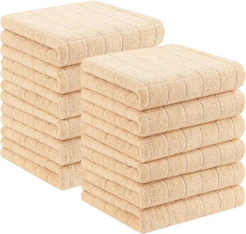 Miniatura 197 de Homaxy Paños de cocina 100% algodón de felpa, toallas de cocina ultra suaves y absorbentes para la cocina, adecuadas para secar y lavar platos