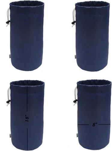 Miniatura 22 de Bolsa de saco, resistente al agua, con cordón duradero, paquete de 4