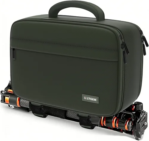 Miniatura 13 de Bolsa para cámara LTGEM compatible con cámaras DSLR Canon/Sony/Nikon, bolsa de bandolera para cámara con apertura de doble lado para viajes