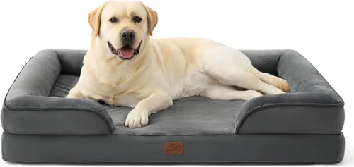 Miniatura 46 de Bedsure Cama ortopédica XL para perros extragrandes, cama lavable para perros y gatos, impermeable, cómodo sofá para perros con funda extraíble