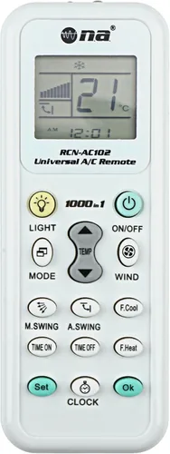 Miniatura 2 de Nippon America Control remoto universal para aire acondicionado compatible con Daikin, Hitachi, Carrier, Panasonic, LG, Sharp, Haier, Midea
