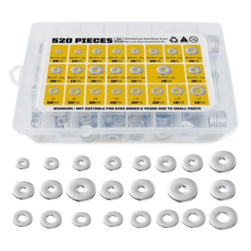 Miniatura 7 de Arandelas planas de 1-1/2 x 3 pulgadas, arandelas de guardabarros de acero inoxidable 304 para tornillos, arandelas metálicas para tornillos